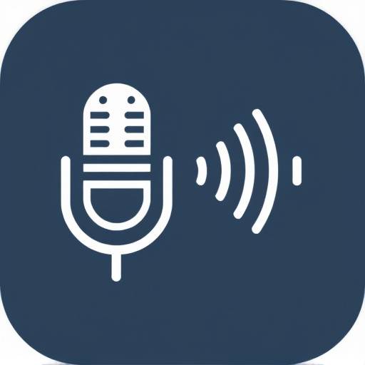 マイクと音波のアイコン